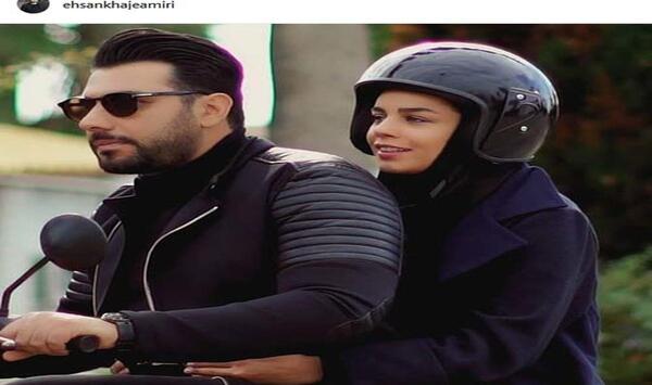 عکس دنیا و همسرش