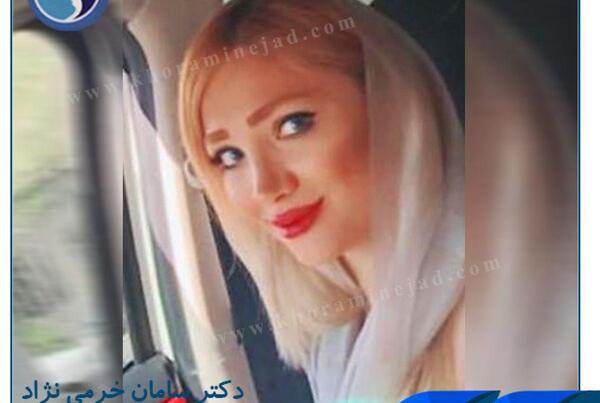 عکس نیوشا ضیغمی بعد از عمل بینی
