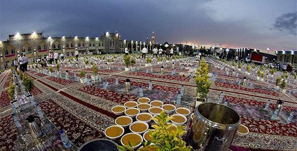 عکس سفره ی افطار زیبا