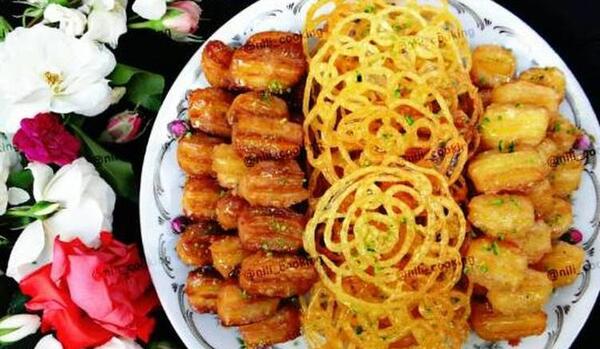 عکس دختر زولبیا و بامیه