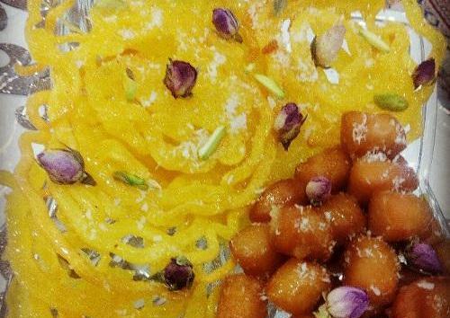 عکس دختر زولبیا و بامیه