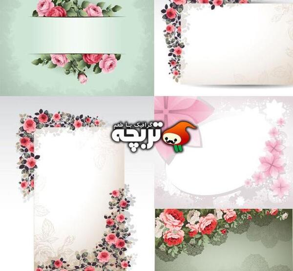 عکس سفید دور گل