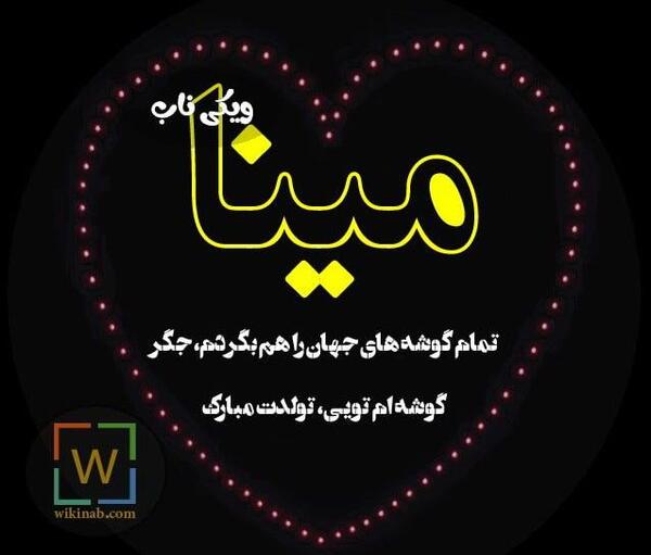 عکس مینا جان