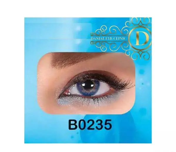 عکس لنز آبی یخی