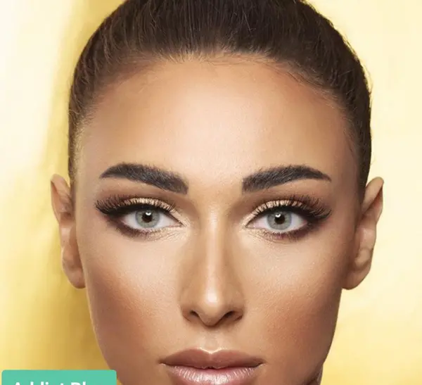 عکس لنز آبی یخی