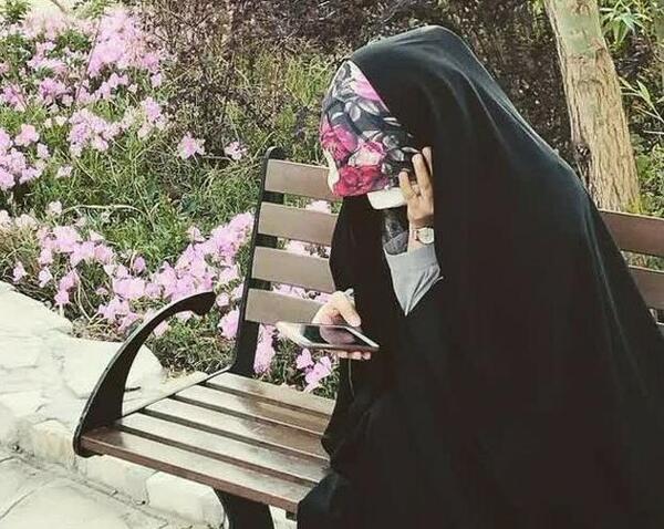 عکس یه دختر چادری