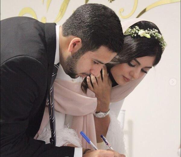 عکس نیوشا ضیغمی عروسی