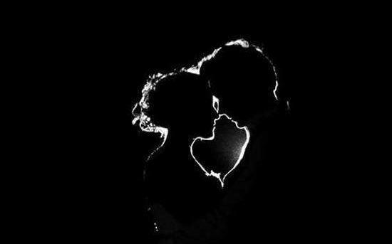 عکس سیاه نوشته عاشقانه
