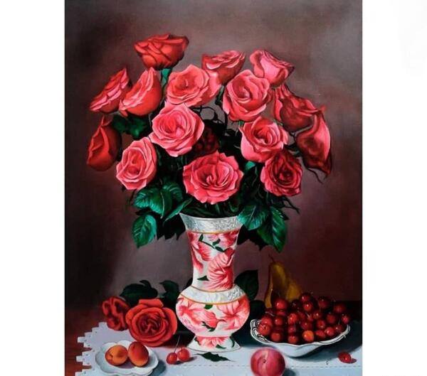 عکس گل رز شب تاب