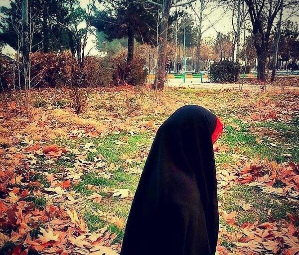 عکس صورت دختر چادری