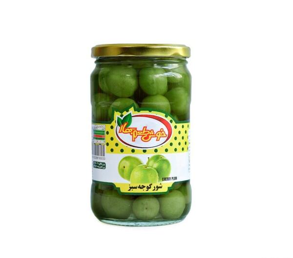 عکس آلوچه سبز با نمک