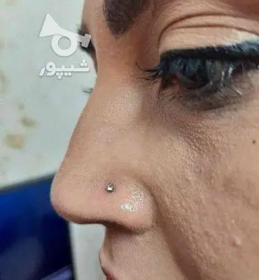 عکس نگین پیرسینگ بینی