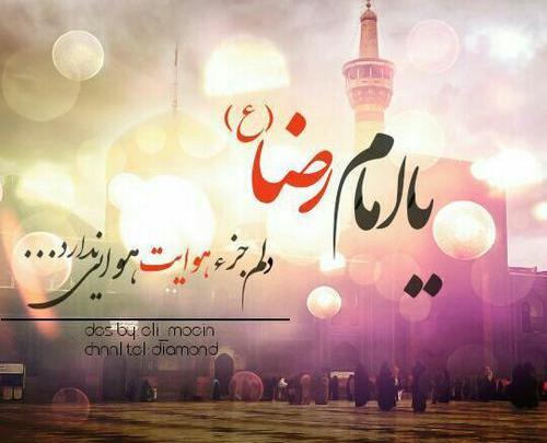 عکس نوشته امام رضا عاشقتم