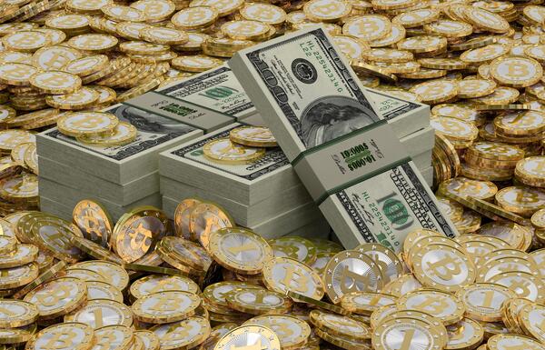 عکس بیت کوین دلار
