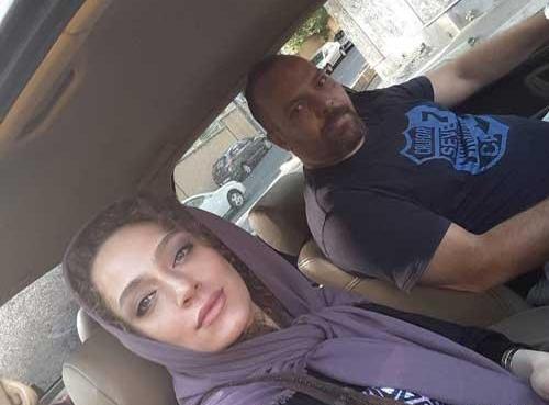 عکس نگین معتضدی و همسرش