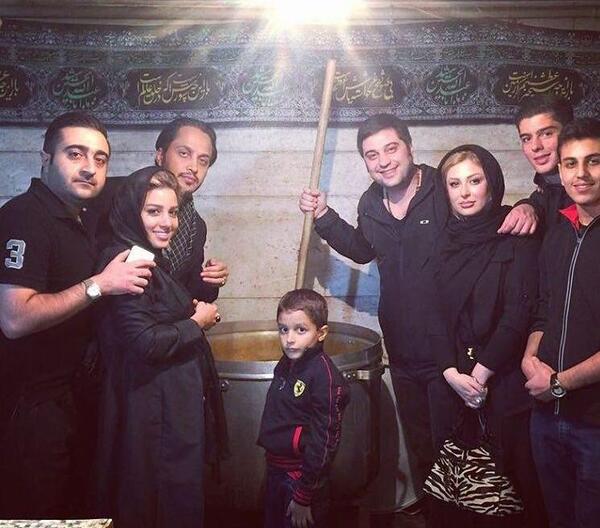 عکس نیوشا ضیغمی در مسکو