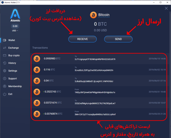 عکس کد بیت کوین