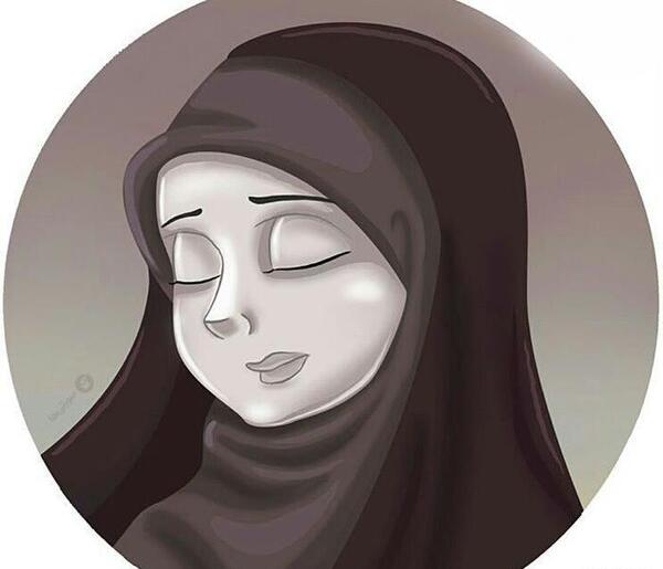 عکس دختر چادری کارتونی
