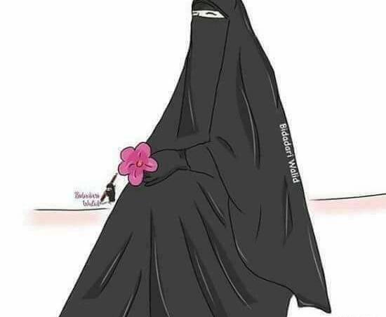 عکس دختر چادری کارتونی