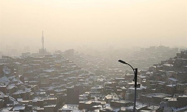 عکس تصاویر آلودگی هوا تبریز