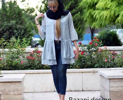 عکس مانتو گشاد جلو باز