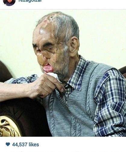 عکس محمد رضا گلزار در حرم امام رضا