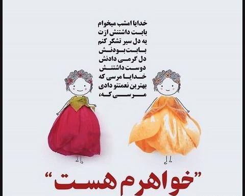 عکس نوشته روز آبجی