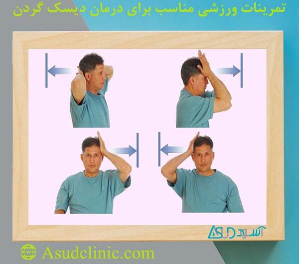 عکس ورزش گردن