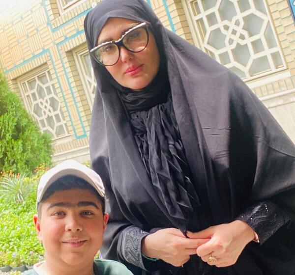 عکس زهره فکور صبور کنار همسرش