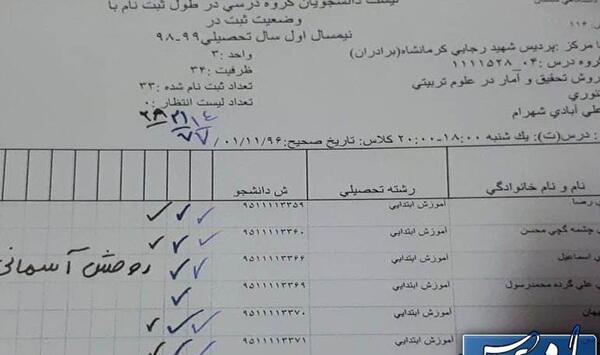 عکس پروفایل برای گروه حضور و غیاب