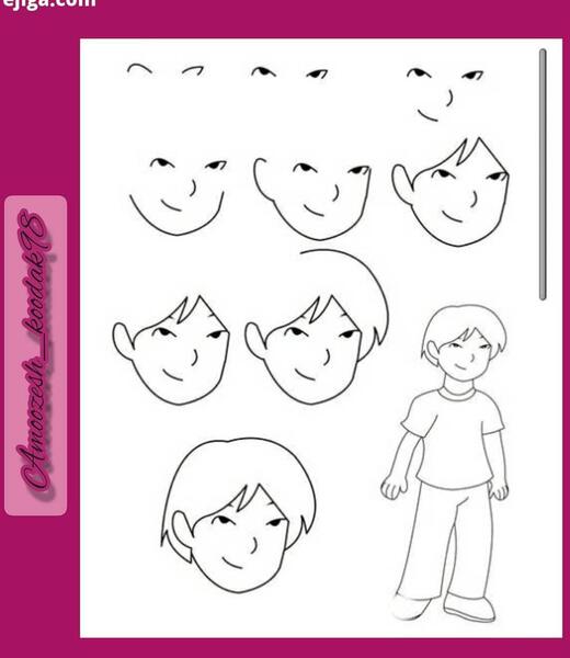عکس پسر بچه نقاشی