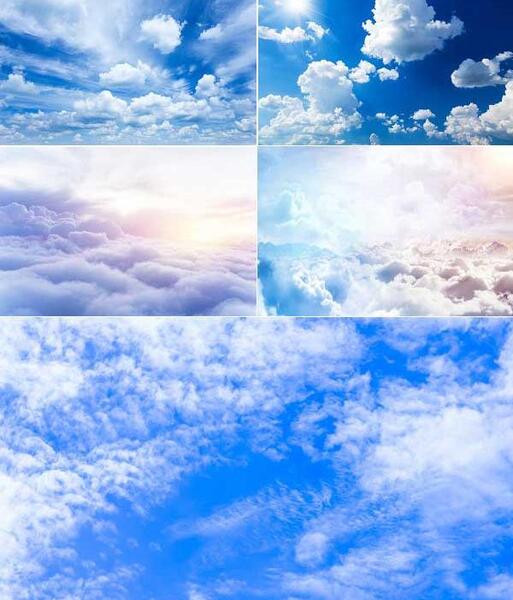 عکس آسمان آبی با کیفیت بالا