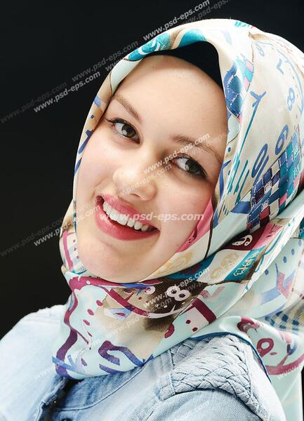 عکس خانم با روسری