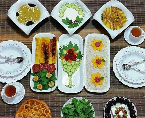 عکس تصاویر سفره افطار ساده