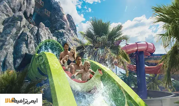 عکس بزرگترین سرسره آبی جهان