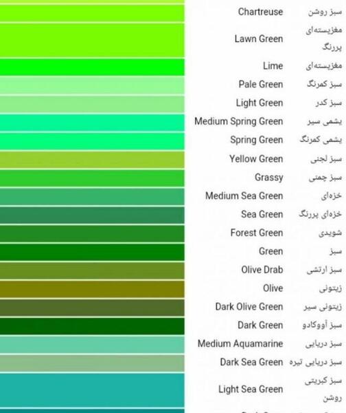 عکس رنگ سبز یشمی