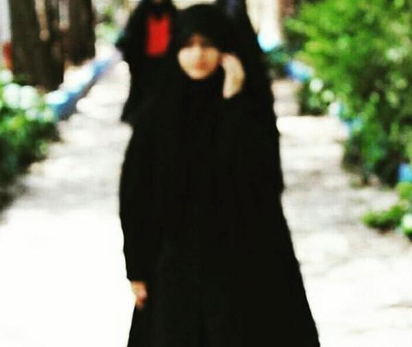 عکس دختر چادری سیاه