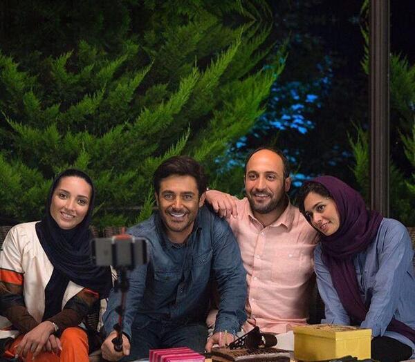عکس محمدرضا گلزار و زنش