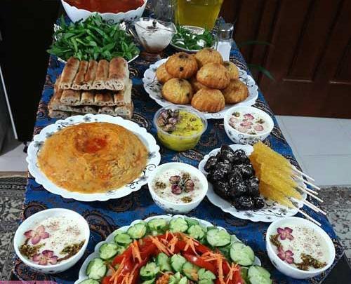 عکس سفره ماه رمضان ساده