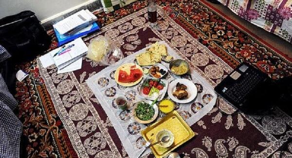 عکس سفره ماه رمضان ساده