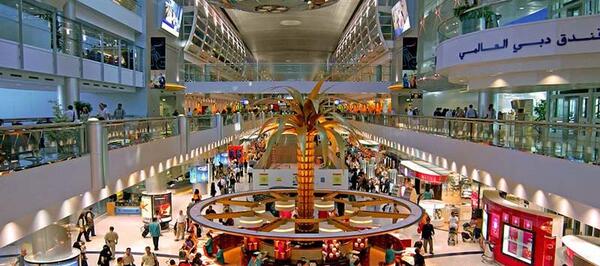 عکس داخل فرودگاه دبی