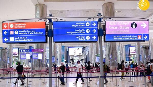 عکس داخل فرودگاه دبی