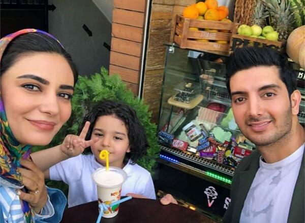 عکس از شیوا کاکاخانی همسر فرزاد فرزین