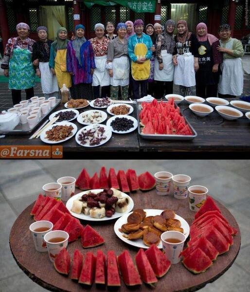 دانلود عکس سفره افطاری