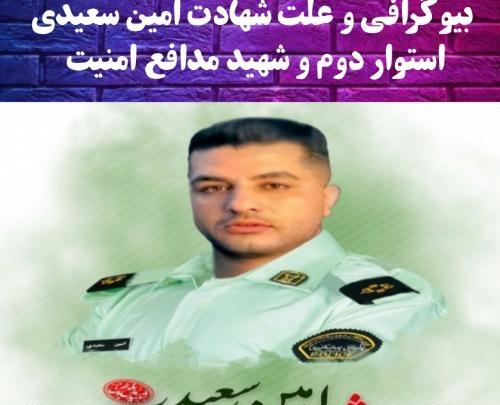 عکس امین سعیدی شهید