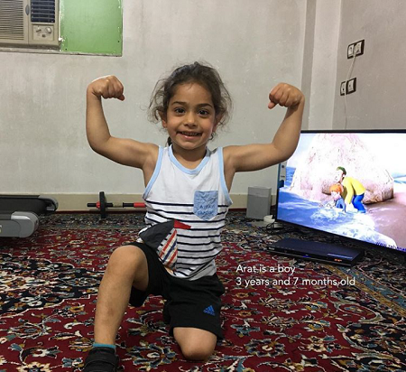 عکس پسر بچه های ورزشکار