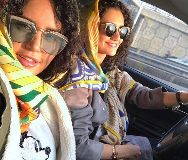 عکس الناز با همسرش