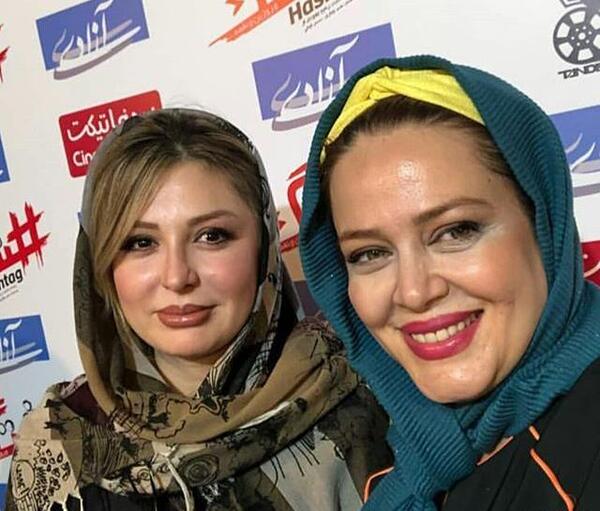 عکس نیوشا ضیغمی و همسرش و بچه اش