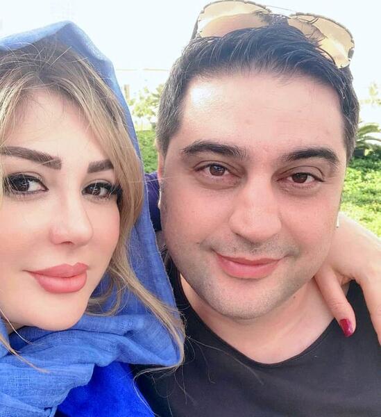عکس نیوشا ضیغمی و همسرش و بچه اش
