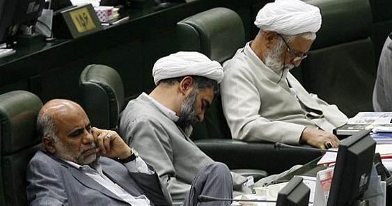عکس خواب نمایندگان در مجلس